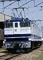 JNR EF64 66 in Euroliner livery in 1985