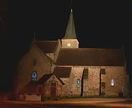 The church in Saint-Hilaire