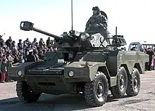 Panhard ERC 90 of the Argentine Marine Infantry (IMARA).