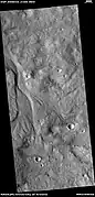 Wide view of channels, as seen by HiRISE under HiWish program