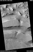 Layered mesas, as seen by HiRISE under HiWish program