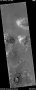 Wide view of layers in mounds, as seen by HiRISE under HiWish program