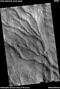 Channel network, as seen by HiRISE under HiWish program