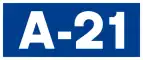 Autovía A-21 shield}}