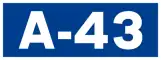 Autovía A-43 shield}}