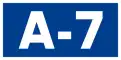 Autovía A-7 shield}}