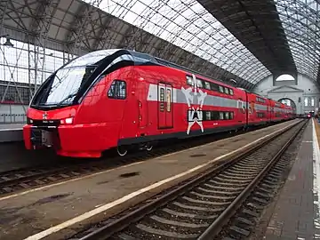 ESh2 "Eurasia"Moscow Aeroexpress to Vnukovo International Airport