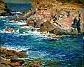 E. Phillips Fox (1911) On the Mediterranean Coast. Oil on canvas