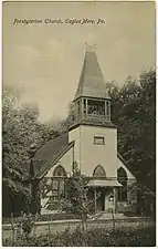 Presbyterian Church on an old postcard