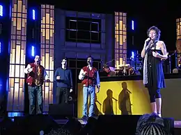 Image 24Kathy Young with the Earth Angels performing Kathy's hit "A Thousand Stars" during the festival of this genre celebrated at the Benedum Center for the Performing Arts in Pittsburgh, Pennsylvania, in May 2010 (from Doo-wop)