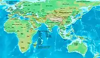 Eastern Hemisphere in CE 486.