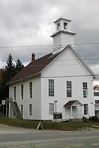 The Plymouth Congregational Church on VT Rte 105 in East Charleston