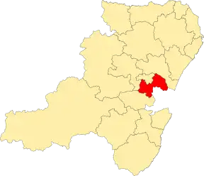 Location of the ward