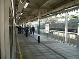 District line train at the eastbound platform.