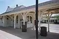 Trackside view of western canopy from the platform.