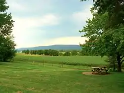 View from I-81 rest stop, looking north
