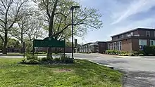 East Hills Elementary School, looking towards the front circle and main entrance