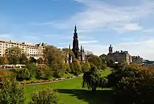 Image 8The Princes Street Gardens, the best known park in Edinburgh