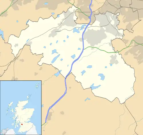 Stamperland is located in East Renfrewshire