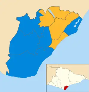 2003 results map