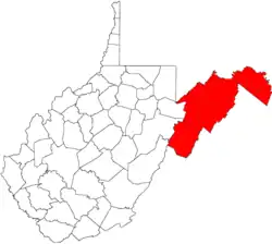 Eastern panhandle