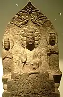 Buddha triad, Eastern Wei (534–550), China