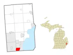 Location within Macomb County