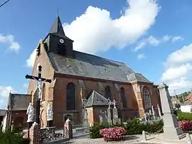 The church in Ebblinghem