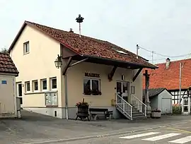 The town hall in Eberbach-Seltz