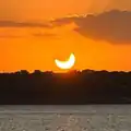 Partial eclipse from Natal, Rio Grande do Norte.