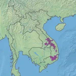 Ecoregion territory (in purple)