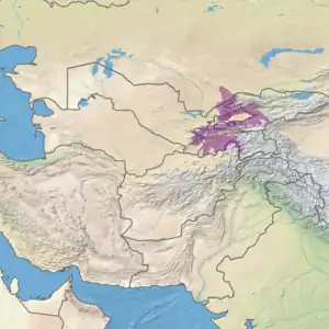 Ecoregion territory (in purple)