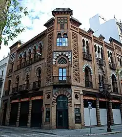 Neo-Mudéjar building in Seville, 1909