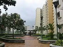 Image 64Roof garden on the top deck of a multi-storey car park, Edgedale Neighbourhood, Punggol, Singapore (from List of garden types)