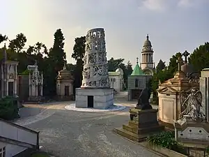 Mausoleum of Antonio Bernocchi by Giannino Castiglioni (1930s)