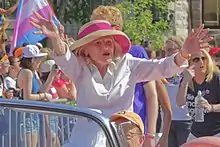 Edie Windsor in the Washington, D.C. Pride Parade, 2017