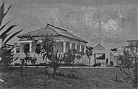 Military command house at Manu-Fahi in 1908.