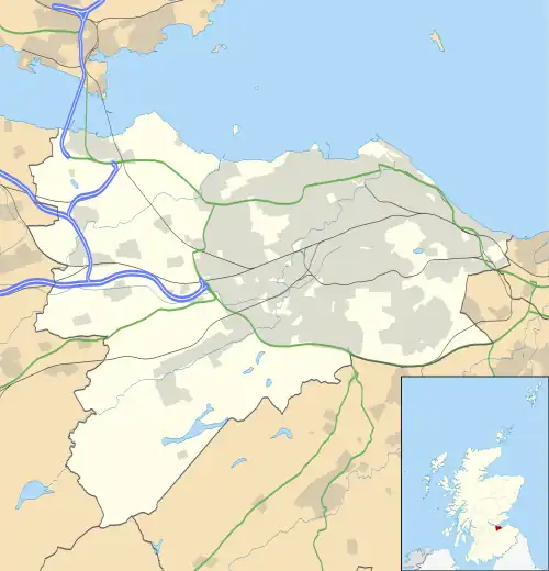 Merchiston is located in the City of Edinburgh council area