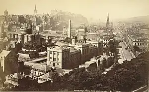 Edinburgh Bridewell in foreground, demolished