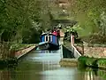 Edstone Aqueduct From South. Bearley Lock in the distance. April 2012