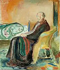 Self-Portrait with the Spanish Flu, 1919, oil on canvas, 150 x 131 cm, National Gallery (Norway)