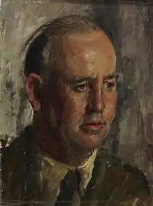 Ardizzone in uniform by Henry Carr, 1944