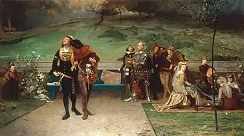 Edward II and Gaveston (1872)