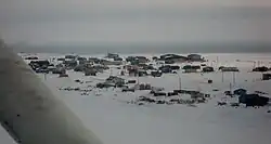 Eek, Alaska, from a bush plane