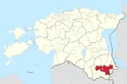 Võru Parish within Võru County.