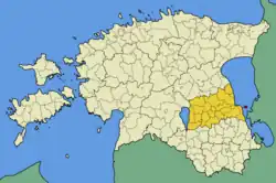 Piirissaare Parish within Tartu County.