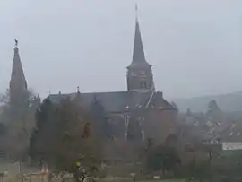 The church in Saint-Rémy-en-l'Eau