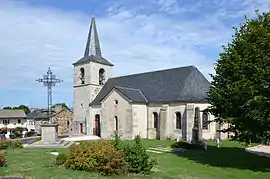 The church in Fridefont