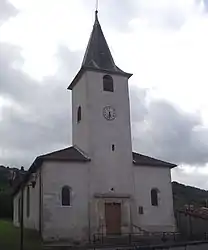 The church in Mont-le-Vignoble