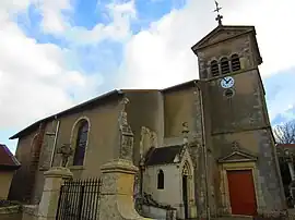 The church in Bacourt